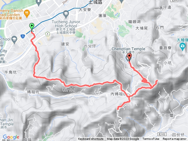 土城火焰山步道