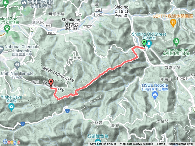 北部三大岩場之筆架六連峰縱走（石碇-草湳大榕樹）