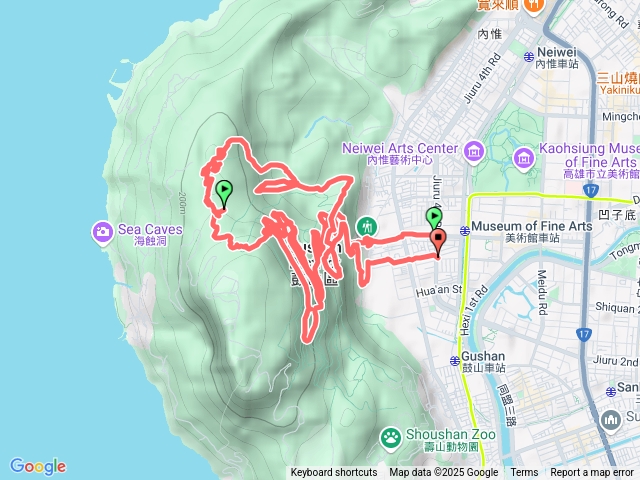 2025-06-22 [高雄] 柴山隨意走｜盤榕一進一出