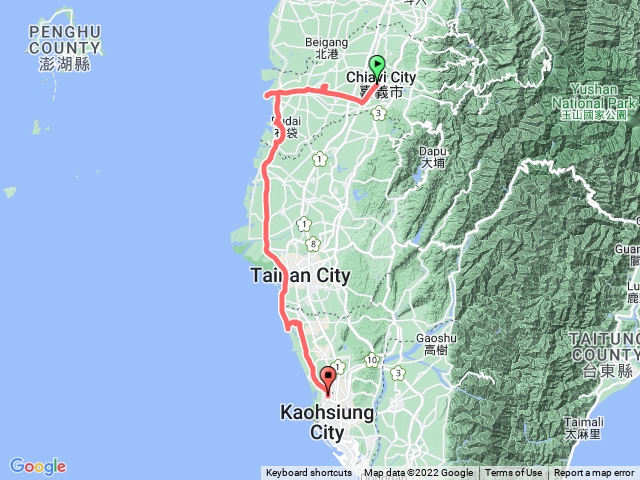 20221029_嘉義到左營單車