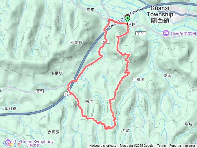 2025-12 關西 坪林四山 （坪林山 南坪林山  中坑山 坑尾山）