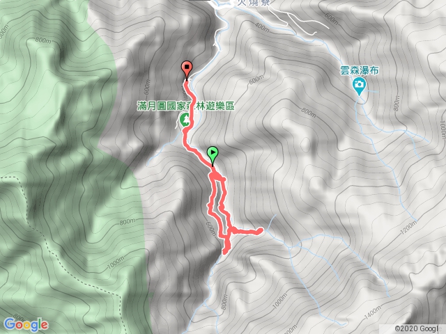 滿月圓國家森林遊樂區步道群 - 2020/8/8