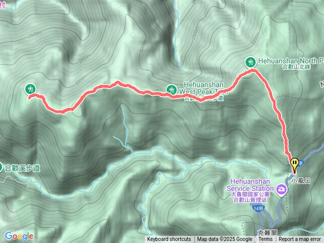 合歡山北峰西峰摸黑下山預覽圖