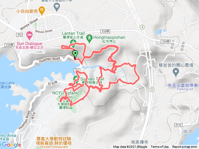 全繞蘭潭後山步道