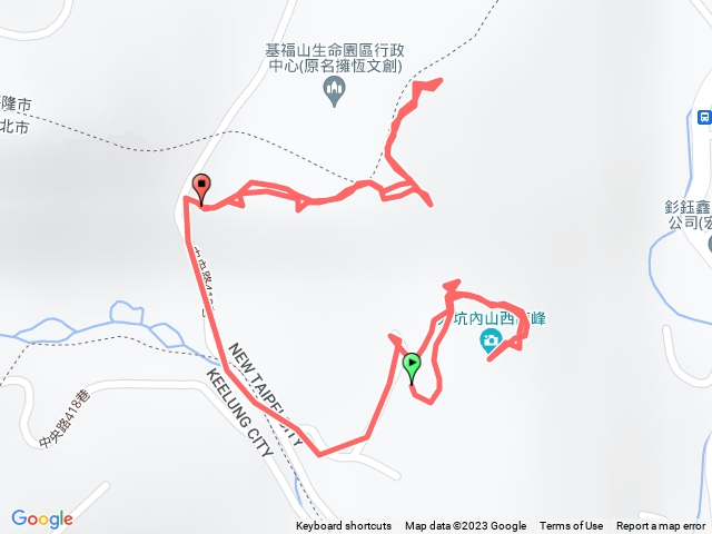 2023-04-22大坑內山西南峰-大坑內山西峰