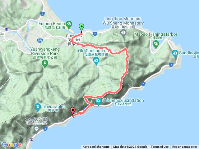 雪山尾稜北段