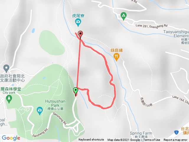 虎頭山步道，三聖宮-虎尾寮