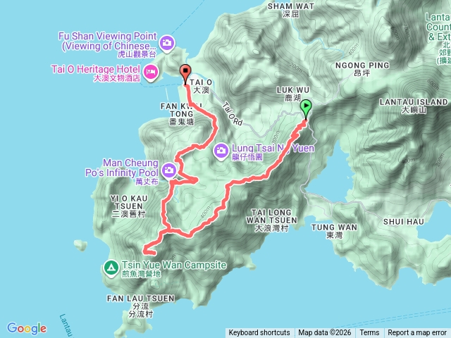 香港觀音山～牙鷹山6連山蹤走