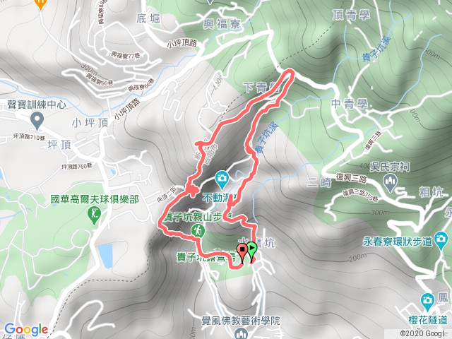 貴子坑步道順走小坪頂山