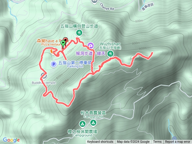 新竹縣五指山登山步道O型預覽圖