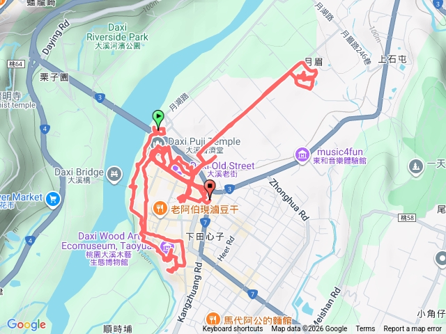 2026-01-07大溪走讀觀音寺日式建築新南老街李騰芳老宅回大溪老街站