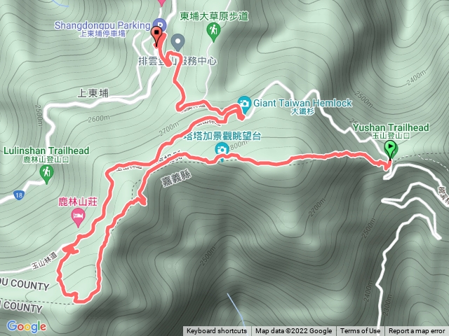麟趾山鹿林山O型走