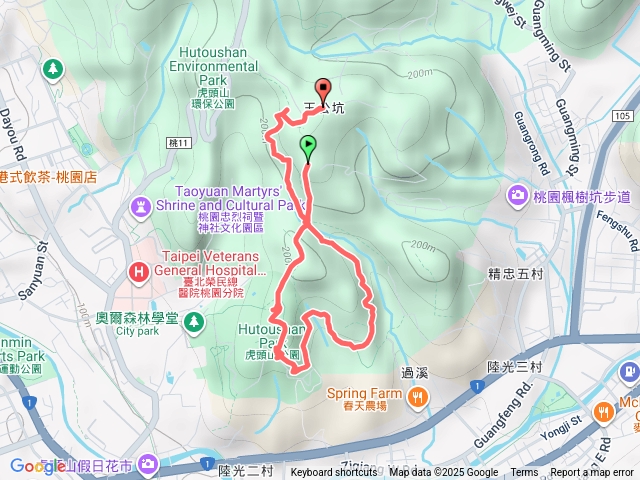 王功坑山東峰虎頭山