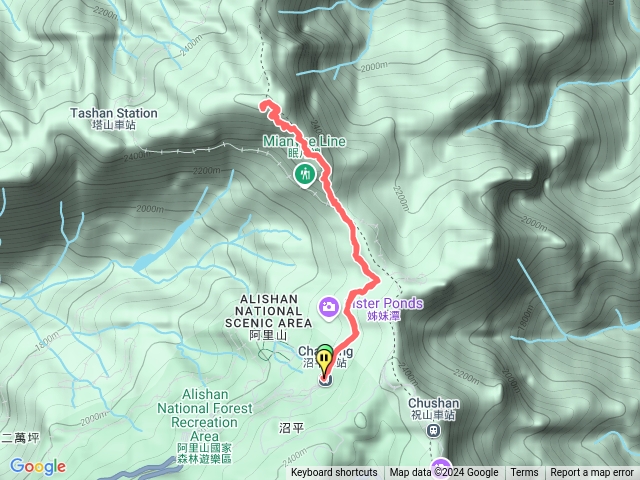 20241207沼平車站to大塔山