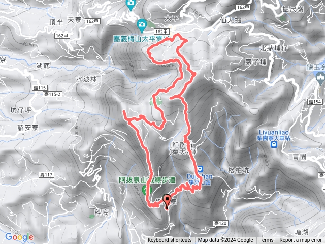 阿拔泉山連走大巃頂獨立山O形9連峰