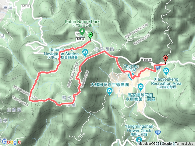 臺北大縱走第二段 二子坪至小油坑