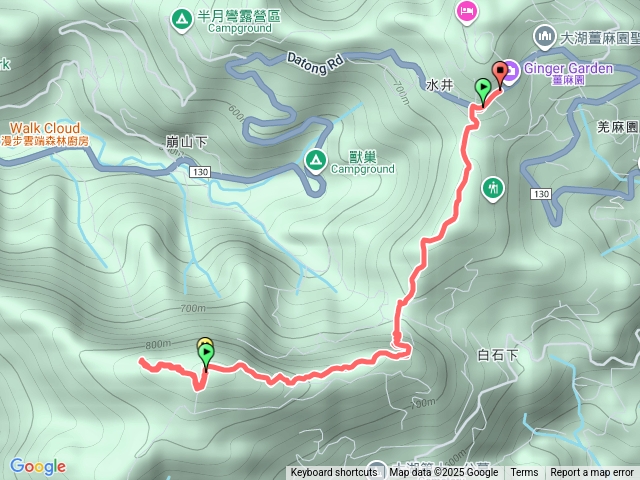 關刀山+往西北峰一點點後折返☔️