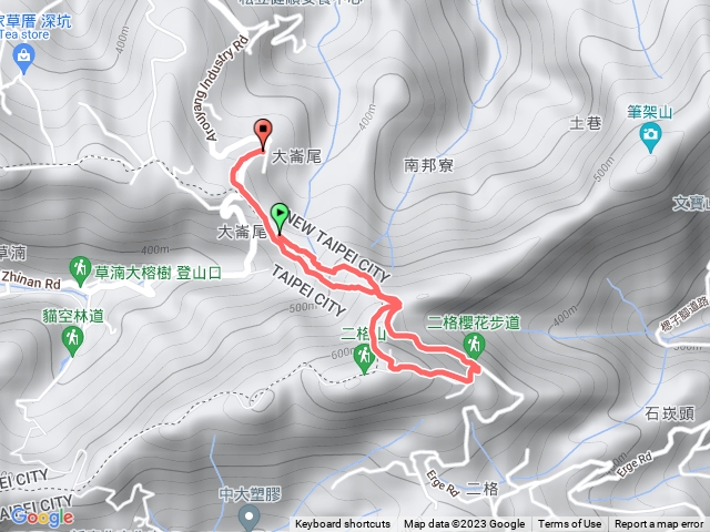 天南宮到二格山