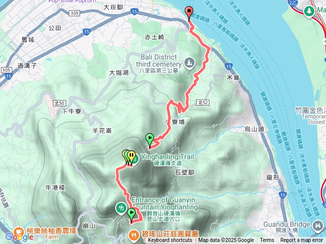 凌雲寺到渡船頭