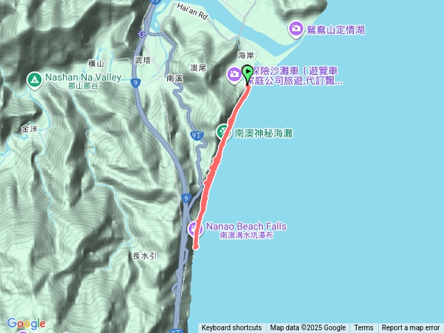 南澳神秘海灘-滴水坑瀑布預覽圖