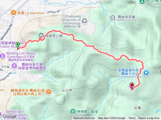 霧峰樟公廟-尖後土地公廟-秘境觀景平台