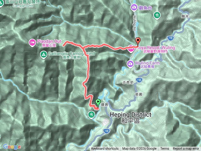 馬武霸山+馬武霸主峰，下武陵農場預覽圖