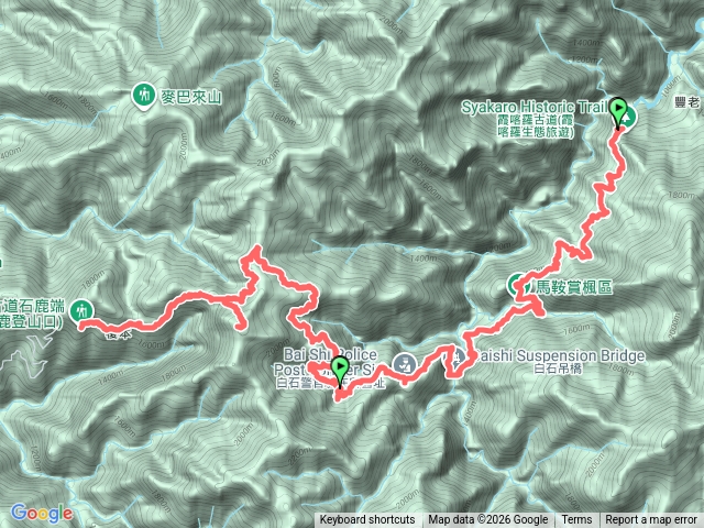 霞喀羅養老-石鹿大山-石鹿來回
沿途都有水源步道路況良好預覽圖