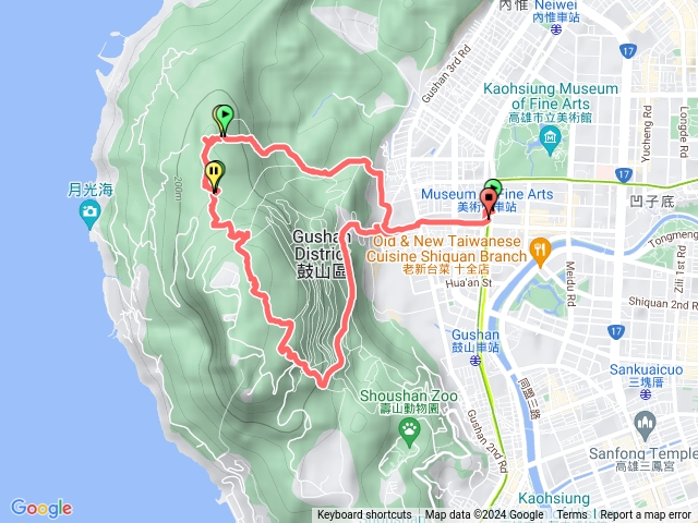 壽柴縱走,高雄壽山、柴山O形健走,火車接駁