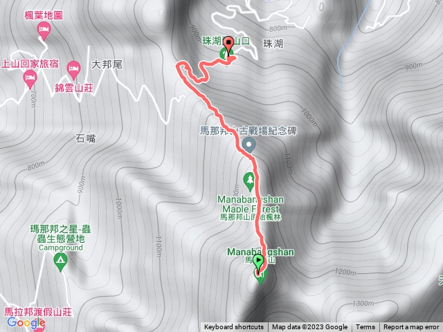 百大步道馬那邦山登山步道20230926