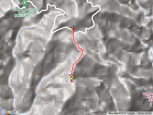 屋我尾山(大雪山登山口)