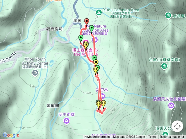 早安2025052409：03登溪頭天文臺步道祝順心如意。_