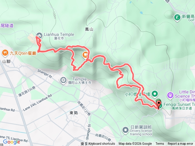 鳳崎落日步道（天德堂主線去支線回）預覽圖