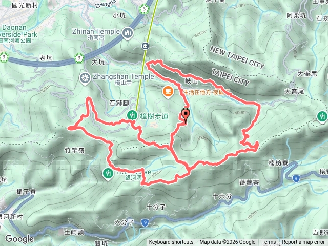 貓空夜野15K試走預覽圖