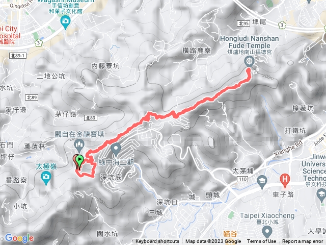 文筆山烘爐地往返