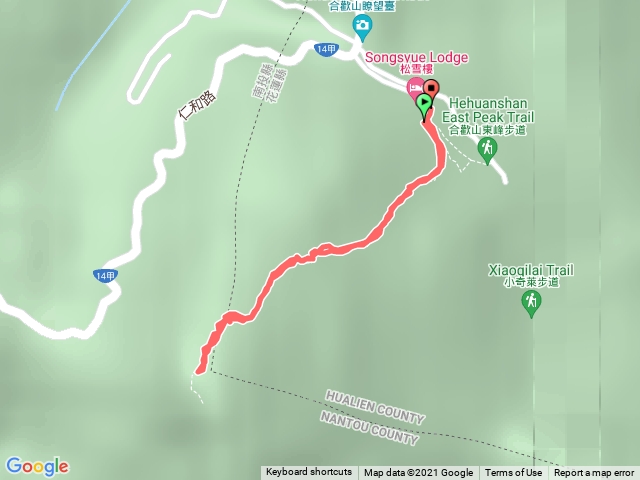 新手 合歡東峰 負重10-13公斤