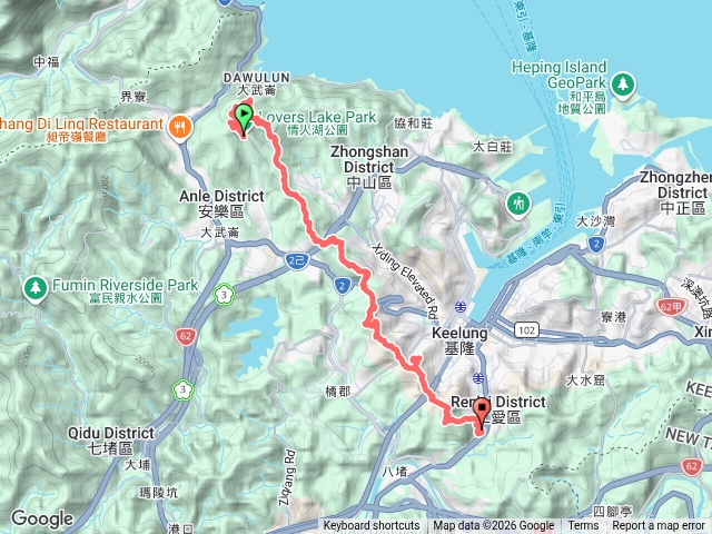 基隆天際線西段(大武崙-獅球嶺-劉銘傳隧道-三坑車站)+基隆預覽圖