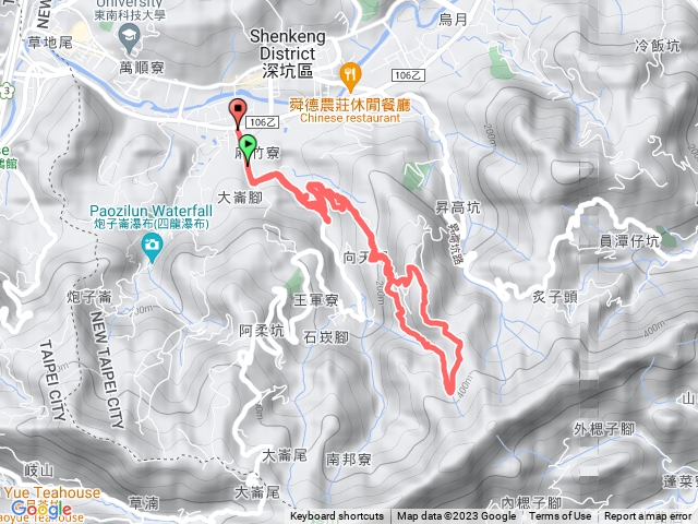 向天湖古道及昇高坑山