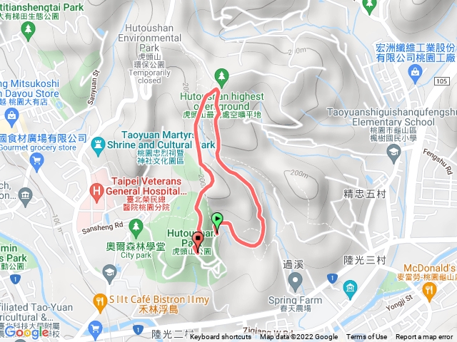 虎頭山直上停機坪