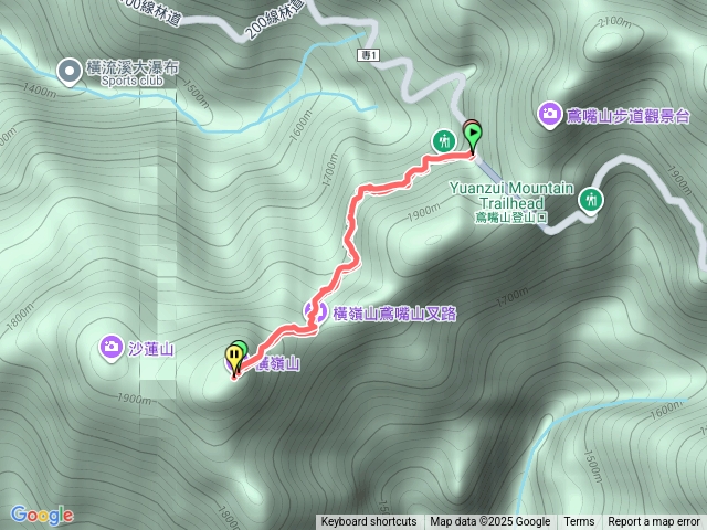 2025-12-11 : 台中市 和平區 --- 橫嶺山