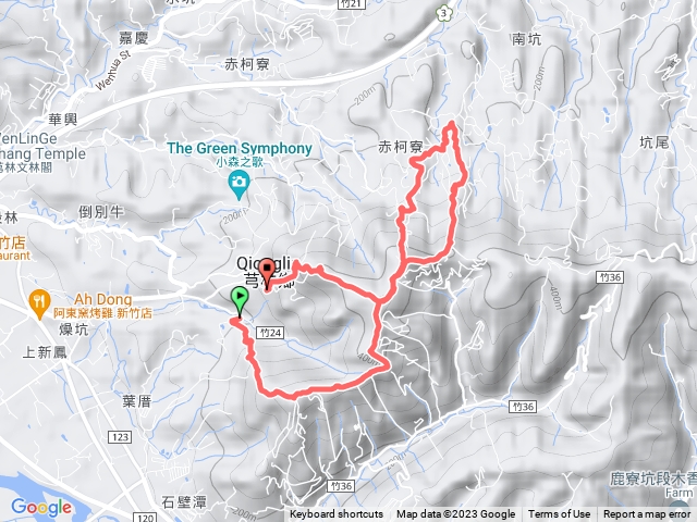 飛鳳山帶小三走O型