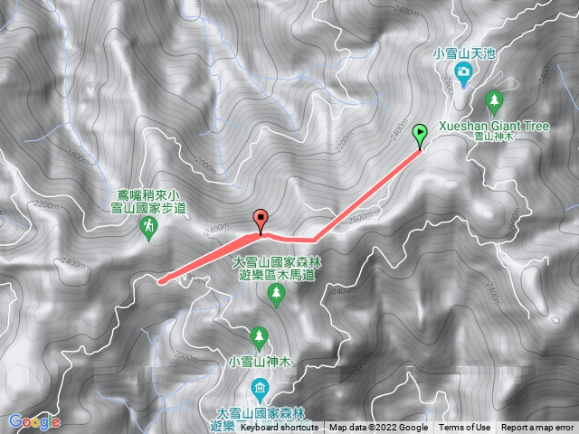 小雪山（中間往下）