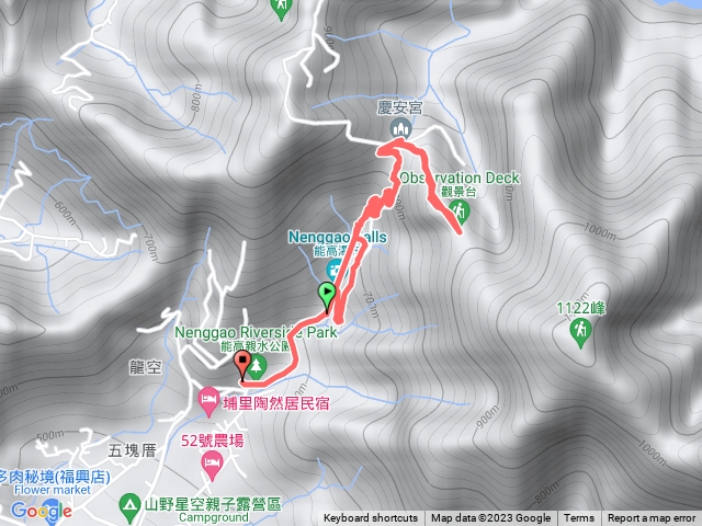 能高瀑布+慶安宮