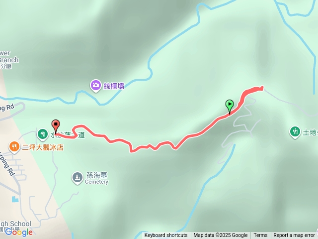 而坪山水沙連步道