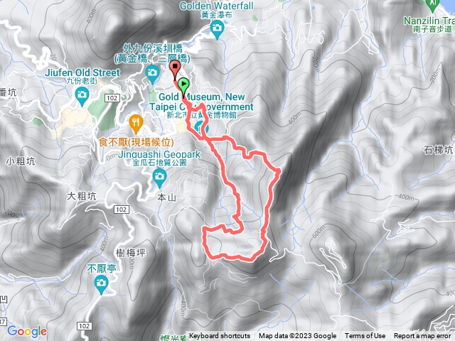 燦光寮山-金手指山
