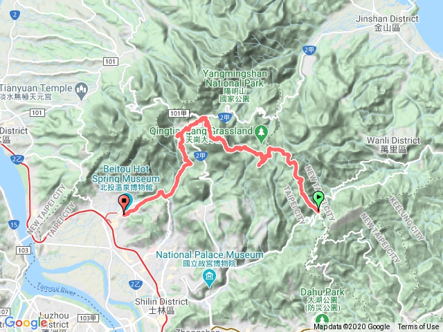 風櫃嘴七星山竹子湖陽明山花鐘下北投