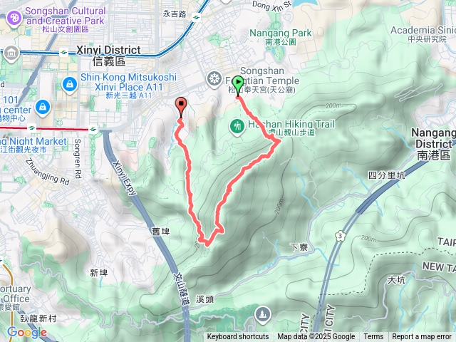 虎山步道+南港山+姆指山