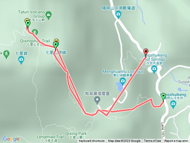 2023兔曜千山2_七星山第六刷冷水坑上夢幻湖下