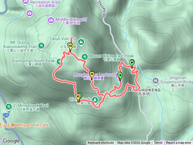 七星山東.主.北.南群峰縱走