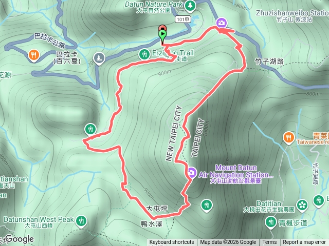 二子坪&大屯山主峰步道