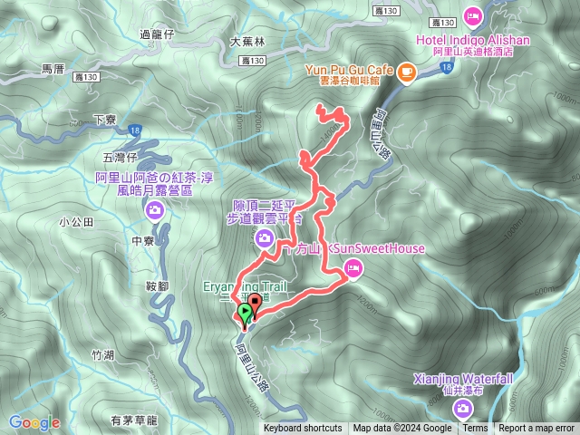 二延平茶林山隙頂山